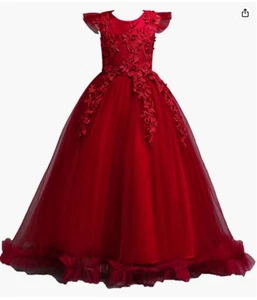 XABH Red Dress For Teens 13-14 Year Old - Picture 1 of 1