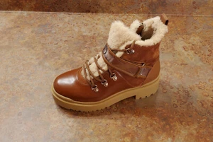 New! Valentino Garavani 'Trekkgirl' Shearling Boot 6.5 US 36.5 Eur. MSRP $1345 - Picture 1 of 12
