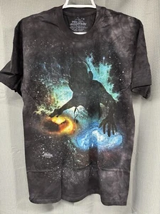 T-Shirt The Mountain - Maglietta DJ Galaxy Cosmic Nera - Medium - Nuova senza etichette - Foto 1 di 7