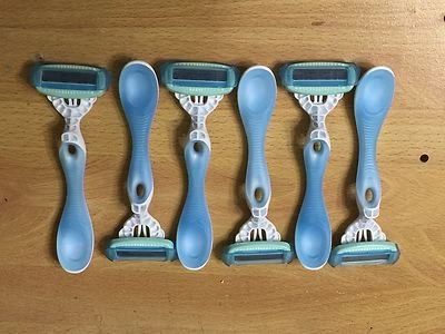 6 Schick Hydro Silk Razor with Blades Cartridges New Free Shipping