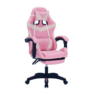 Gaming Stuhl Krit Eco Pink-Weiß Drehstuhl HTI-Living - Bild 1 von 6