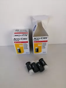 24 LANCETTE PUNGIDITO ACCU-CHEK FASTCLIX ROCHE CONTROLLO GLICEMIA DIABETE - Foto 1 di 2