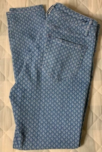 Vineyard Vines Jamie High-Rise Skinny Ankle Printed Indigo Jeans Sz 30 New w/Tag - Picture 1 of 15