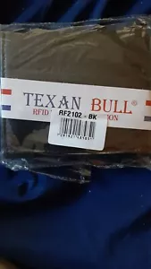 Texan Bull RFID Protección contra Robo Hombre Cartera - Imagen 1 de 3