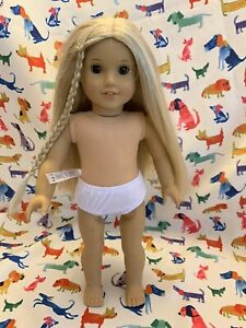 American Girl Julie Albright Blonde Hair 18" Doll  Brown Eyes