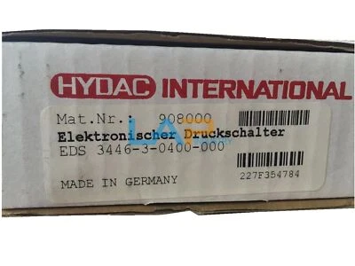 1 Pc. NEW FOR HYDAC EDS3446-3-0400-000 Pressure transducer - Image 1 of 4