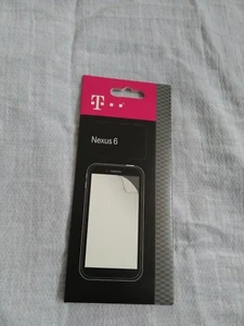 NEW T-Mobile Screen Protectors For Google Nexus 6 2PK Anti-Scratch Clear - Picture 1 of 2