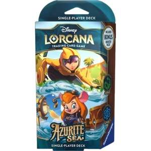 DISNEY LORCANA AZURITE SEA STARTER DECK - Emerald / Sapphire - Picture 1 of 1