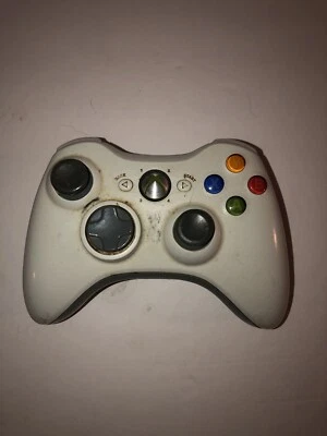 Microsoft Xbox 360 Wireless Controller White . Untested - Image 1 of 4