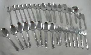 Homestead Oneida LTD S&G Rogers 33 Stck. Edelstahl Löffel Gabeln + Servierset - Bild 1 von 10