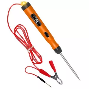 Automotive Test Light DC 6V 12V 24V Auto Electrical Voltmeter Circuit Tester - Foto 1 di 16