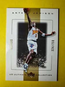 ANTAWN JAMISON 324/750 #18 WARRIORS N CAROLINA - 2000-01 UD ULTIMATE COLLECTION - Picture 1 of 3