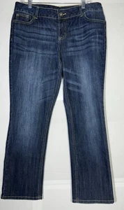 Jeans donna elasticizzato Maurices 11/12 pantalone corto bootcut blu denim - Foto 1 di 15