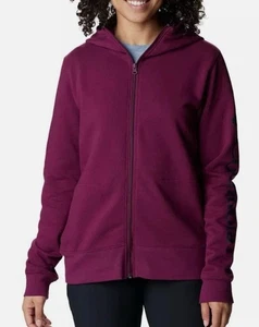 Sudadera con Capucha Columbia Trek Il Gráfica Cremallera Completa Para Mujer Marion Berry Talla L Nueva con Etiquetas - Imagen 1 de 4