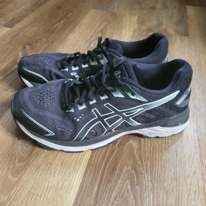 ASICS Gel Running Shoes Trainers UK Size 6 Black And White GT-2000 7 Sports Jog - Picture 1 of 8