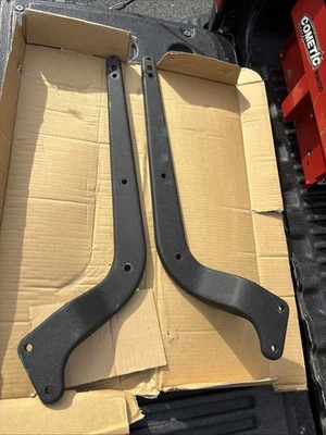 Оригинальные черные накладки на стойки поддержки заднего крыла Harley 2000-2006 Softail Wrinkle - Изображение 1 из 4