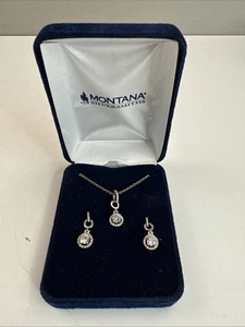 Set collana e orecchini ferri di cavallo e aloni gioielli argentieri Montana - Foto 1 di 4