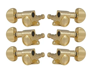 GROVER Mini Rotomatics 205 Afinador Sintonizador Clavija Máquina Guitarra Piezas Lote de 6x Dorado - Imagen 1 de 6