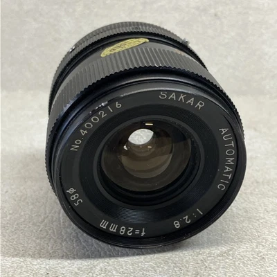SAKAR AUTOMATIC 1: 2.8 f: 28mm 58mm No.400216 LENS From Collection Mint - Image 1 of 4