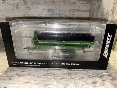 1/64 Brent Avalanche 2098 Grain Cart with Equalizer Tracks, Green Spec-Cast - Image 1 of 4