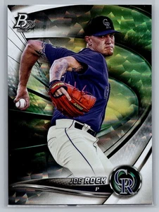 2022 Bowman Platinum #TOP-63 Joe Rock Ice Foil Colorado Rockies MLB Card - Bild 1 von 2