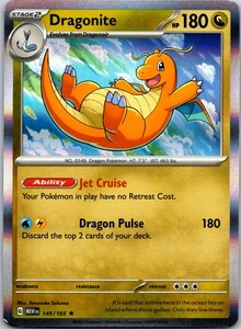 Dragonite 149/165 - SV: Scarlet & Violet 151 Holofoil - Picture 1 of 2