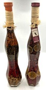 2 Shonfeld's Infused Vinegar Decorative Bottle Chili-Orange Garlic-Vegetable 19" - Picture 1 of 8