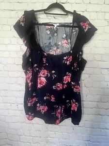 Maurice’s Bluse Übergröße Blumen Größe 4x - Bild 1 von 3