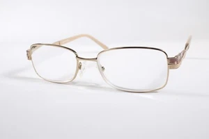 Brink Brille Lottie Damen Gold Vollrand Metall Eyewear Brille Brillengestell 53mm - Bild 1 von 4