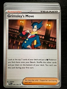 Pokemon - Grimsley's Move - 090/094 - NM Raw - Pack of 4 - Foto 1 di 1