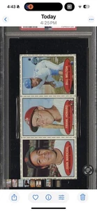 1971 BAZOOKA COMPLETE PANEL BILL MELTON/FRANK HOWARD/JUAN MARICHAL PSA 6.5 - Picture 1 of 2