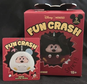 MINISO Disney Mickey Fun Crash Series Pendant Confirmed Figure. Graffiti Mickey - Picture 1 of 4