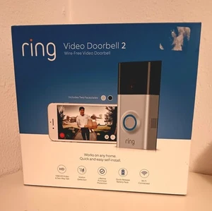 Ring Video Doorbell 2 Doorbell Camera Unopened Box - Picture 1 of 5