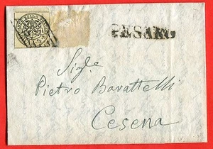 PAPAL STATES - 4 baj. from PESARO to Cesena (244887) - Imagen 1 de 2
