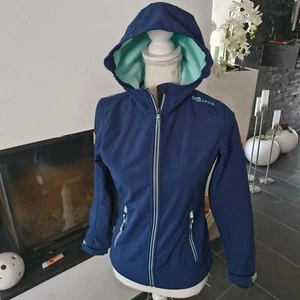 TROLLKIDS Softshelljacke leichte Jacke Übergangsjacke blau/grün 152/158 - Bild 1 von 8
