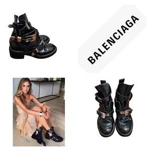 Balenciaga Ceinture Cutout Boots Size EU 38/US 7,5 - Picture 1 of 19