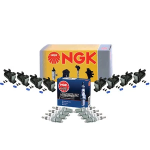NGK 8 Ignition Coils & 8 Iridium IX Spark Plugs Kit For Cadillac Chevy GMC Isuzu - Picture 1 of 1