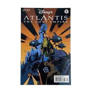 Disney Atlantis The Lost Empire 1 Dark Horse Comics Mignola Cover Newsstand 2001 - Picture 1 of 7