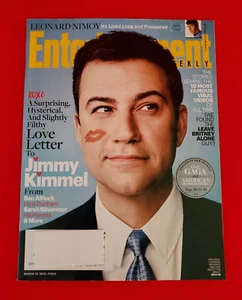 Entertainment Weekly Magazine March 13 2015 #1354 Jimmy Kimmel Leonard Nimoy - Picture 1 of 5
