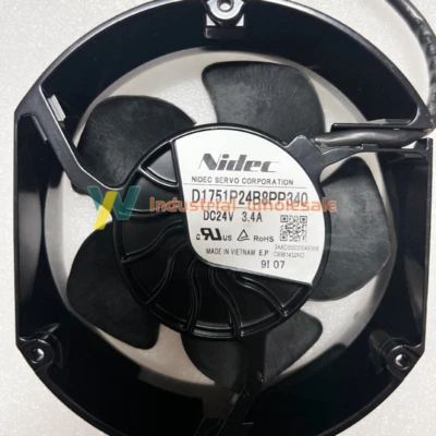 1PC new Nidec SERVO D1751P24B8PP340 DC 172*150*51MM 4-Pin Inverter Cooling Fan - Image 1 of 4