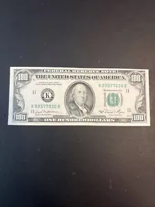 Lightly Circulated Small Head $100 bill (One Hundred Dollar Bill) - Series 1981 - Picture 1 of 2