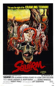 SQUIRM 11 x 17 Horror Reproduction Poster Gore Retro Grindhouse Slasher - Picture 1 of 1