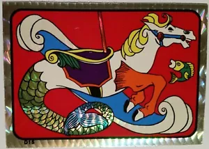 KARUSSELL PFERD-FISCHSCHWANZ--NEU--Vintage (1998) Prismatic Vending Sticker (#619) - Bild 1 von 2