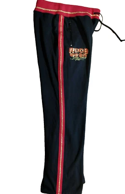 Sexy Pantalones de Pista Rocawear para Mujer Pantalones Hip Hop Sueltos Negros Rojos Baile Foto 1 de 4