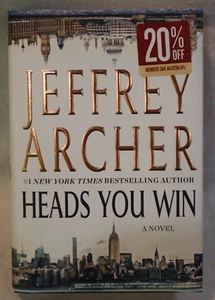 Heads You Win by Jeffrey Archer hardcover dustjacket - Imagen 1 de 3
