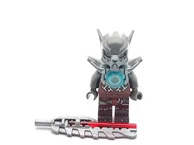 Lego Mini Figura Leyendas de Chima Wakz con Armadura del Set #70009 Foto 1 de 3