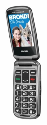 Brondi Amico Sicuro Plus Telefono Cellulare 2.8" Risoluzione 1,3 MP colore Nero - Immagine 1 di 4