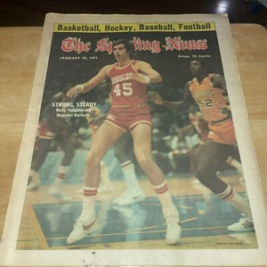 The Sporting News Magazine (January 29, 1977) Houston Rockets Rudy Tomjanovich - Picture 1 of 11