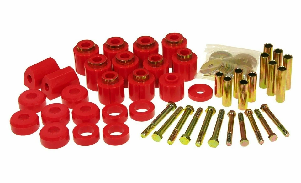 Prothane 1-inch Lift Body Mount Bushing FOR 87-96 Jeep Wrangler Red Polyurethane - Изображение 1 из 2