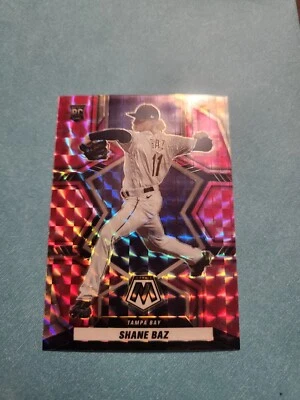 SHANE BAZ 2022 PANINI MOSAIC  #247 RC PINK TAMPA BAY - Image 1 of 3
